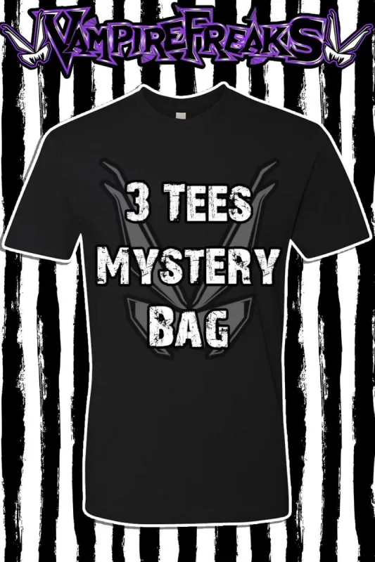 3 Tees Mystery Bag sold by Vampire Freaks