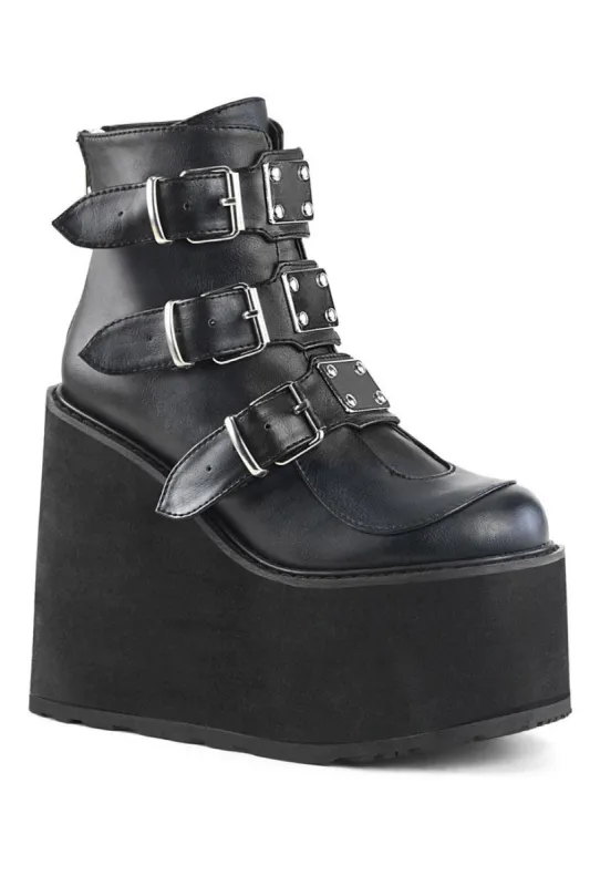 Ashes to Ashes Ankle Boots [SWING-105] sold by Vampire Freaks