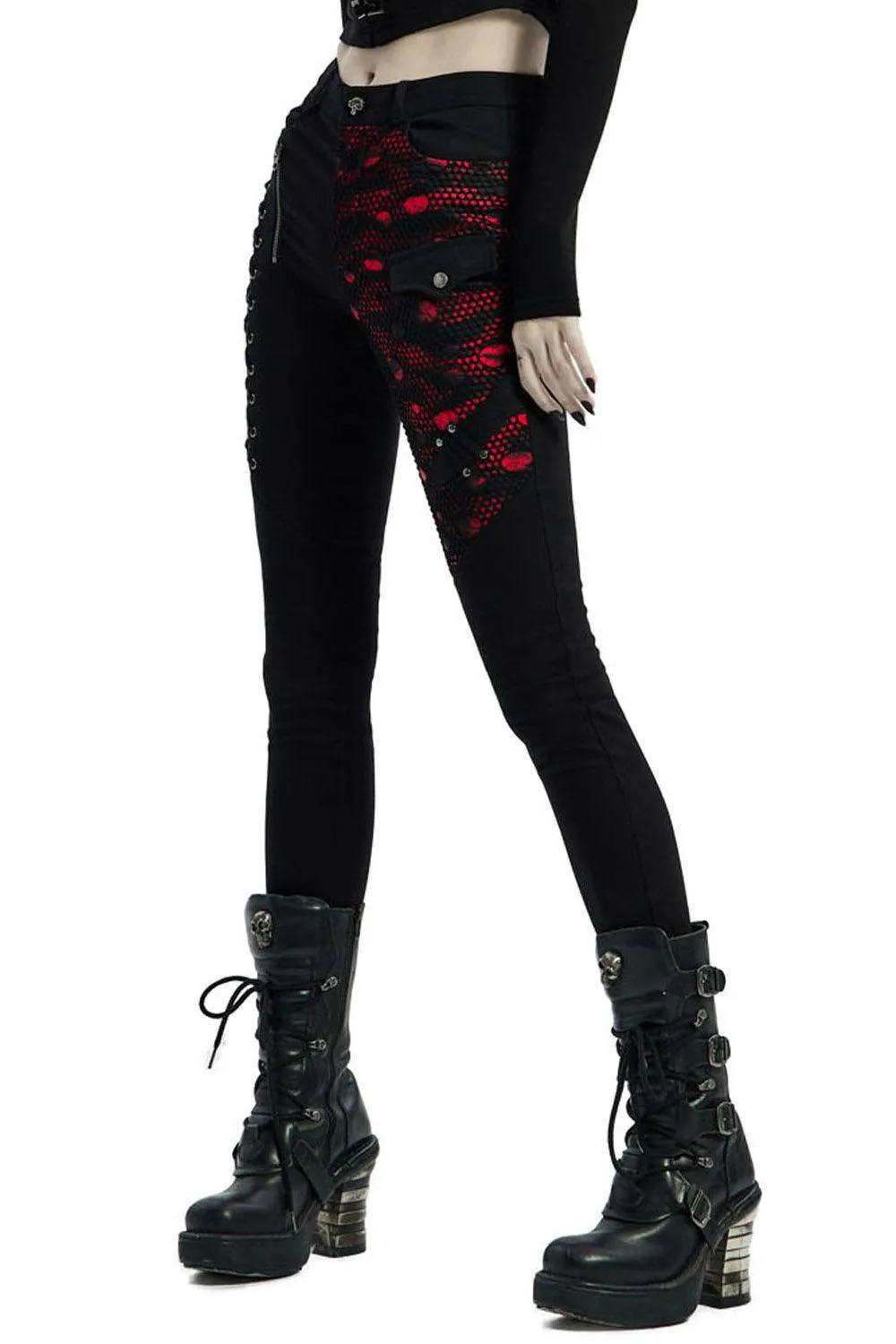 Blood Dark Denim Pants sold by Vampire Freaks product image thumbnail 3