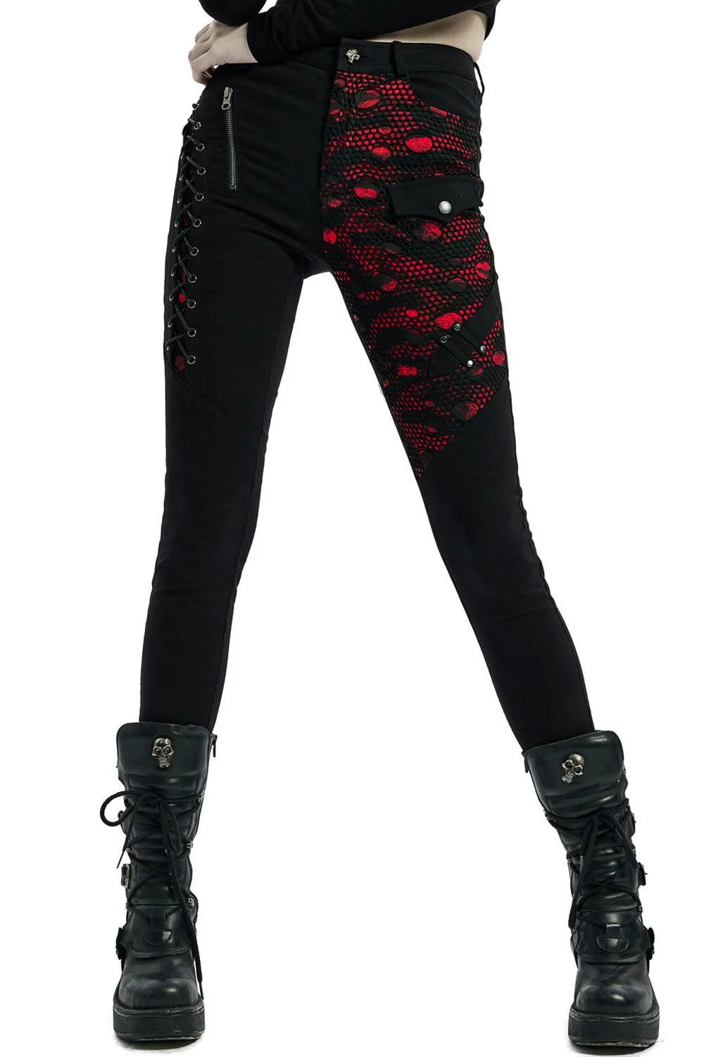 Blood Dark Denim Pants sold by Vampire Freaks product image thumbnail 2