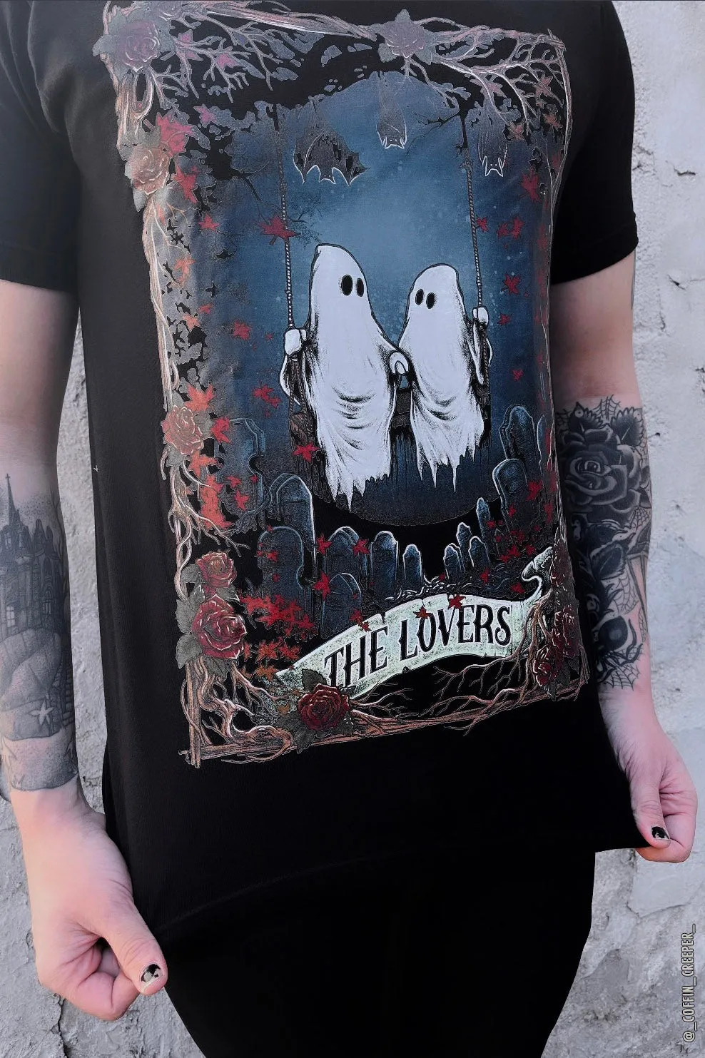 Ghost Love T-shirt sold by Vampire Freaks product image thumbnail 4