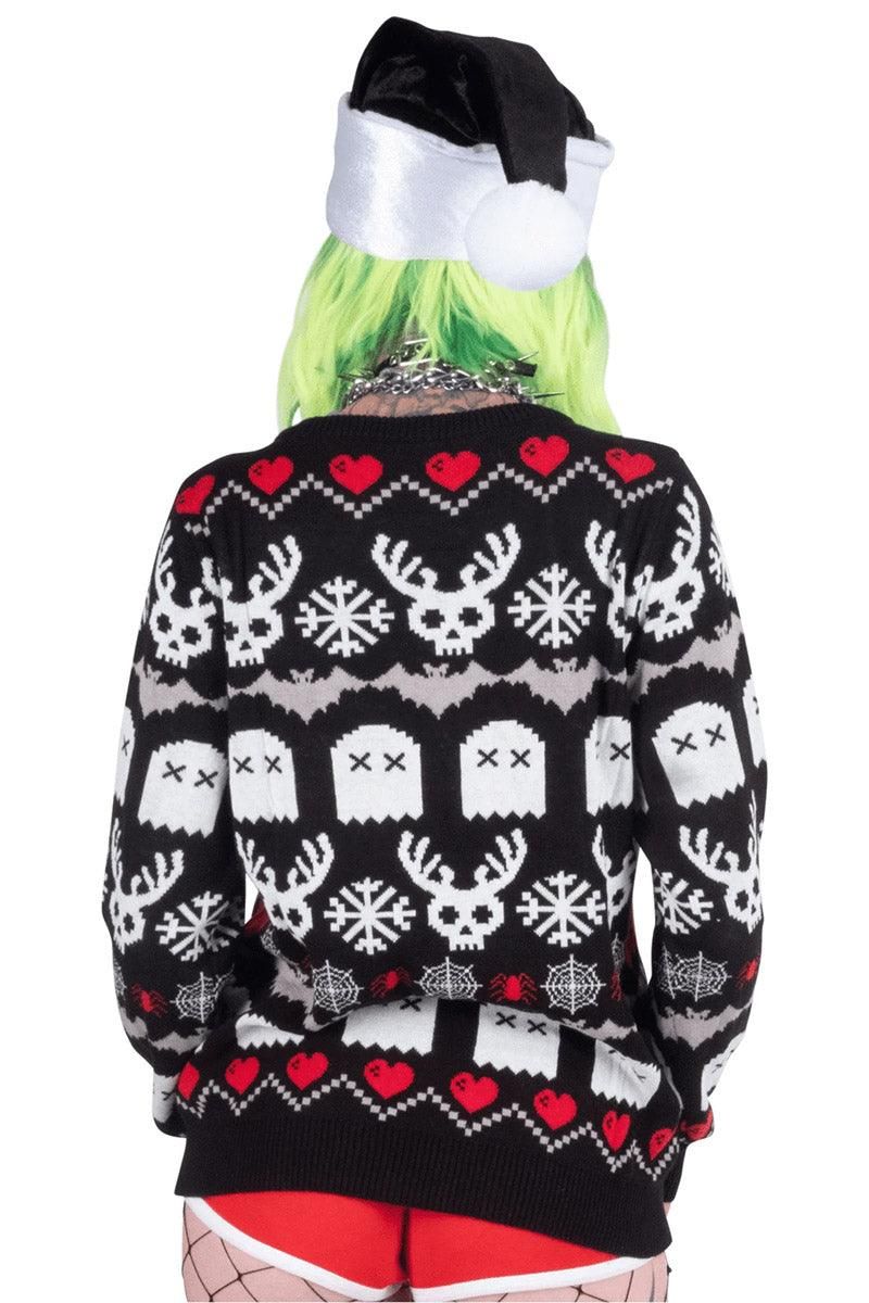 Creepy Lil Christmas Knit Sweater sold by Vampire Freaks product image thumbnail 3