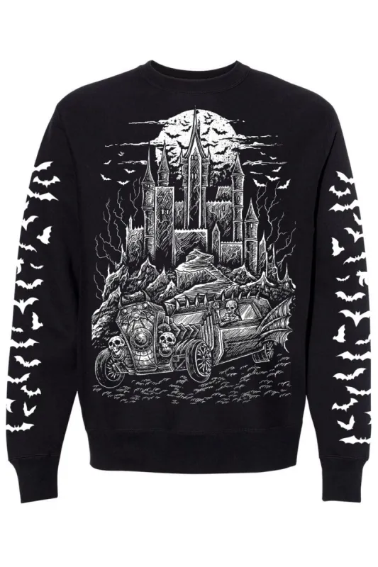 Hot Rod Hearse Sweatshirt sold by Vampire Freaks