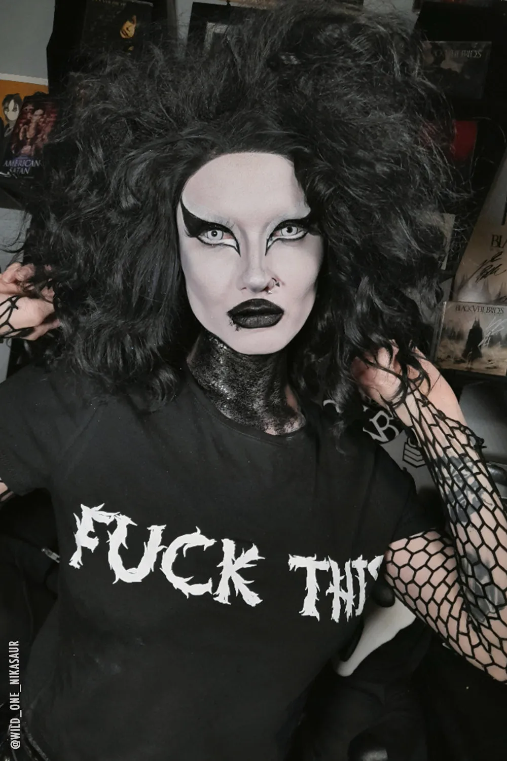 F*ck This Crop Top sold by Vampire Freaks product image thumbnail 4