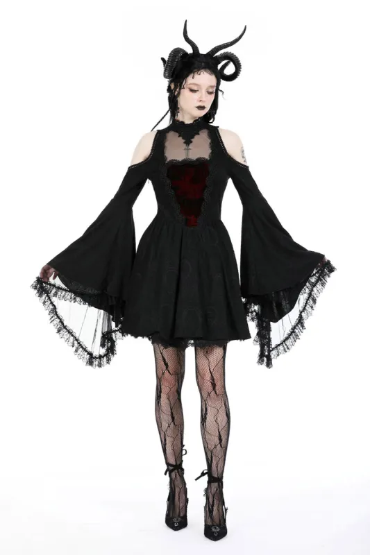 Black Majesty Mini Dress sold by Vampire Freaks
