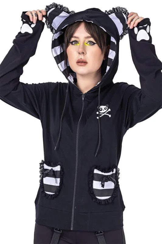 KP Frill Hoodie sold by Vampire Freaks