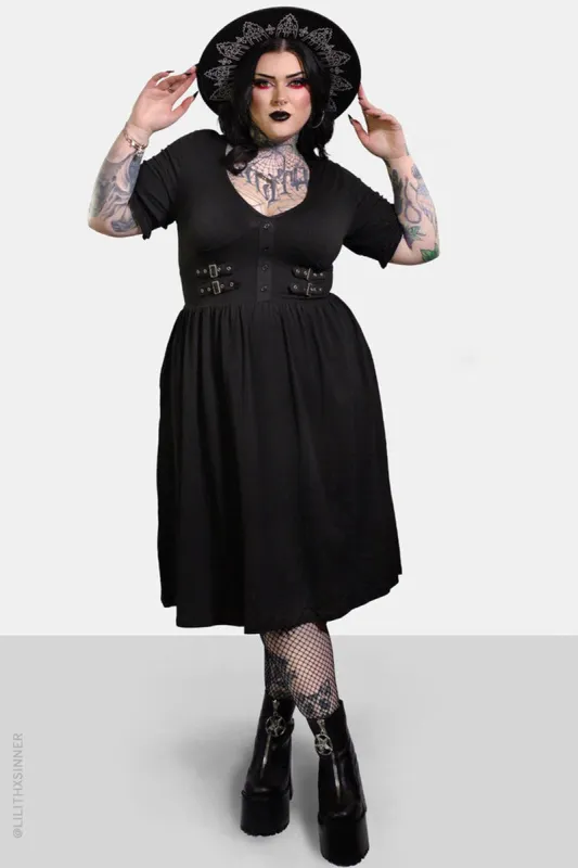 Oblivion Midi Dress sold by Vampire Freaks