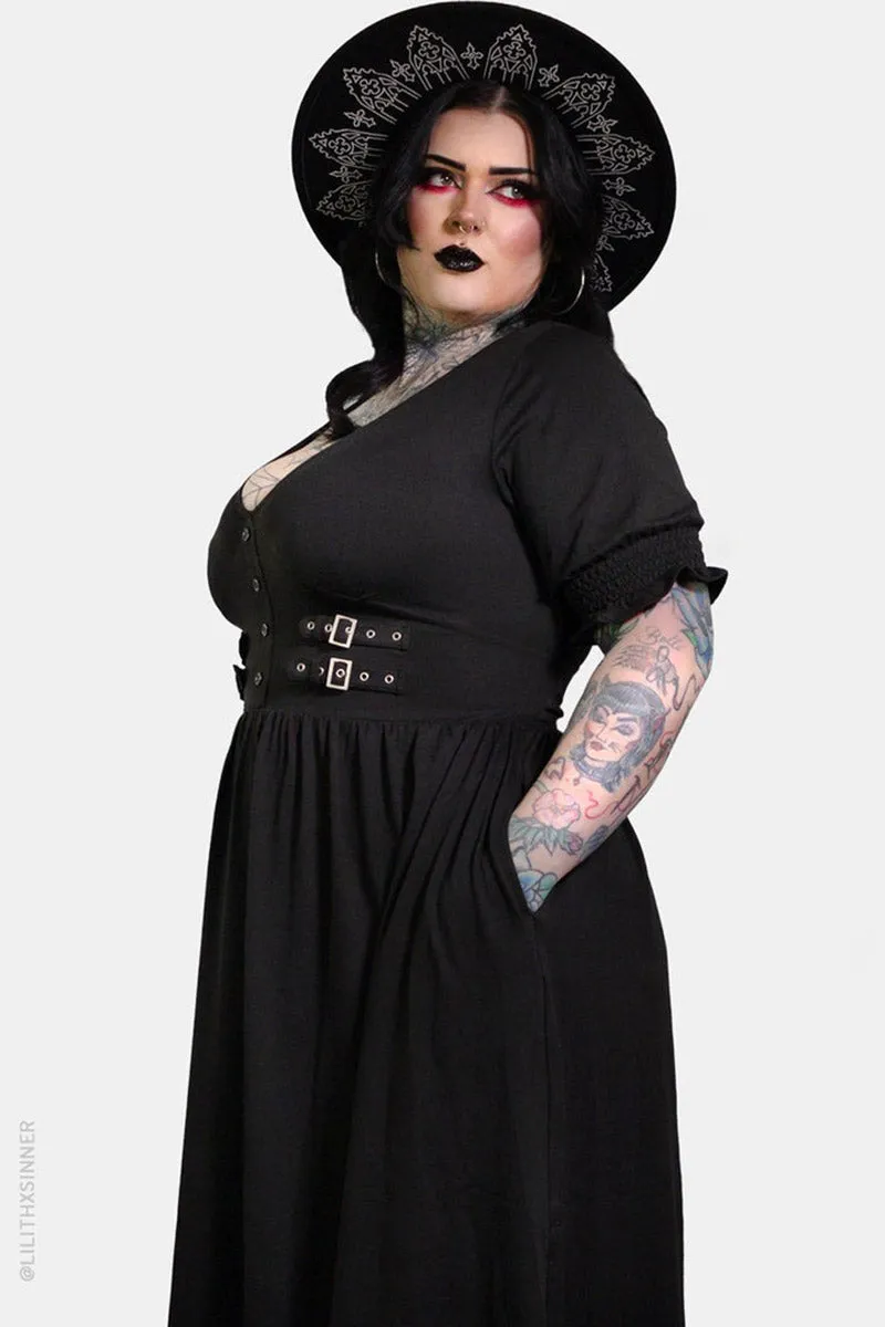 Oblivion Midi Dress sold by Vampire Freaks product image thumbnail 2