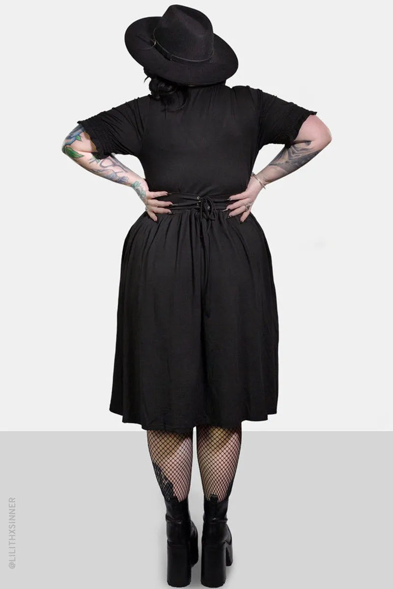 Oblivion Midi Dress sold by Vampire Freaks product image thumbnail 4