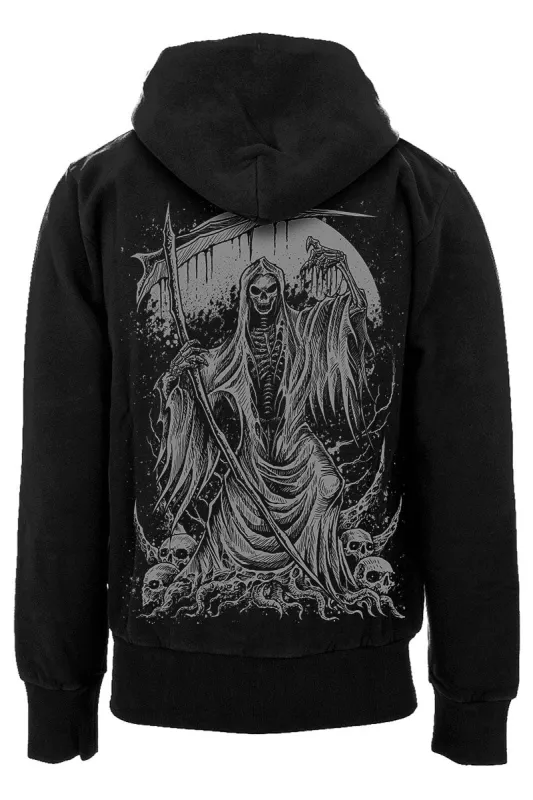 Angel of Death Hoodie [Gray] [Zipper or Pullover] | Parallel