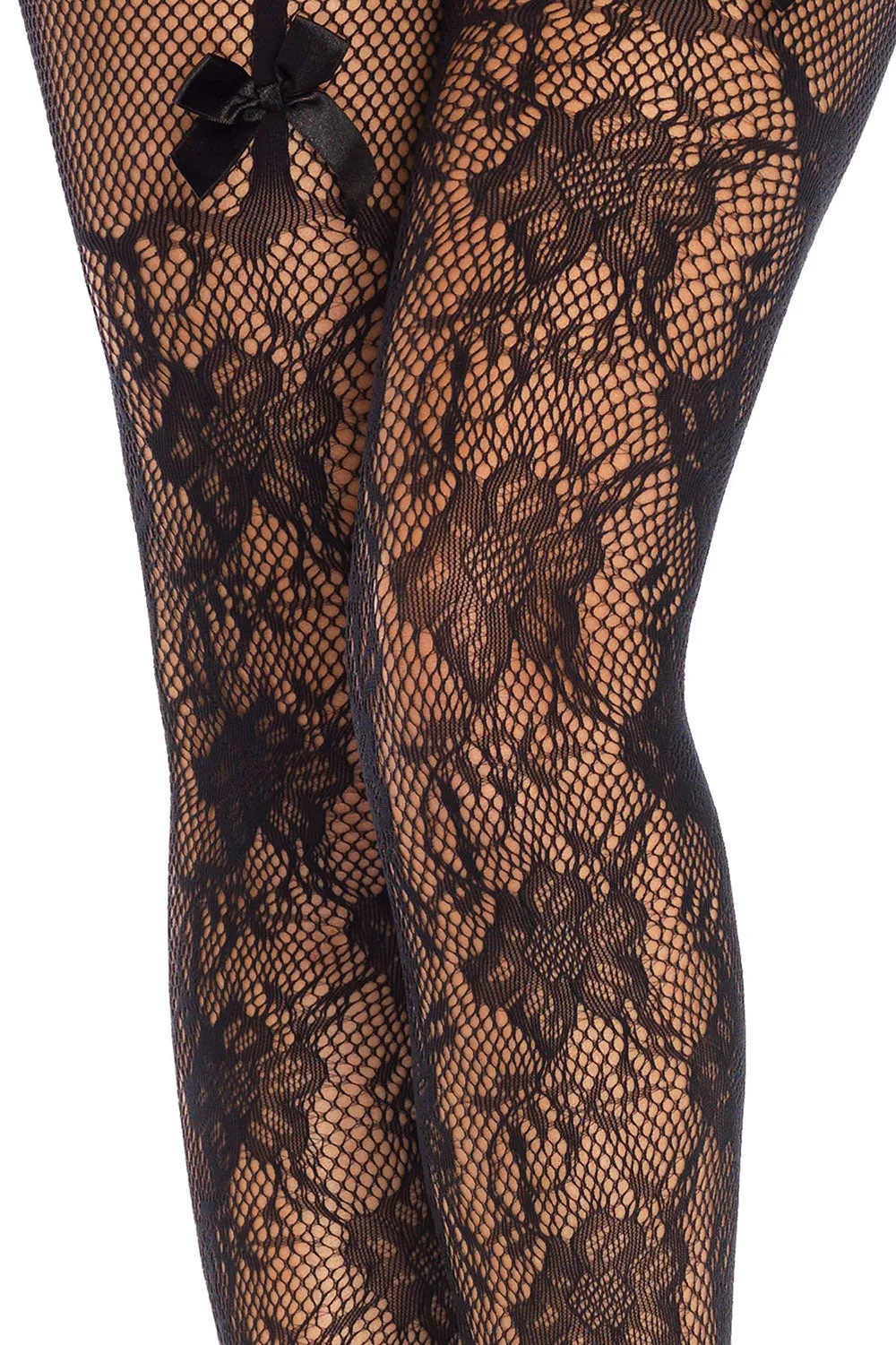 Gothic Garter Crotchless Tights sold by Vampire Freaks product image thumbnail 3