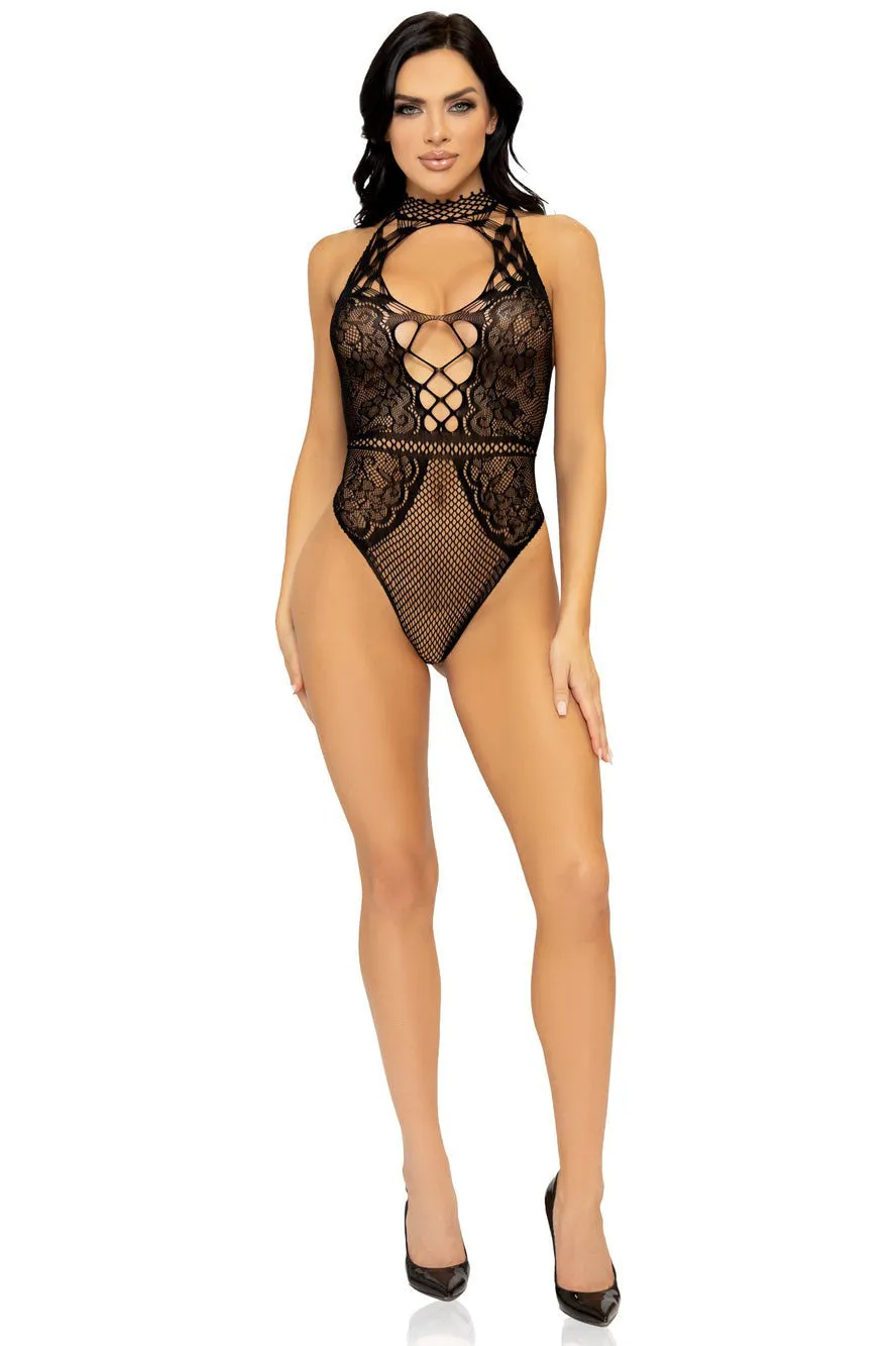 Bring the Heat Lace Bodysuit sold by Vampire Freaks product image thumbnail 5