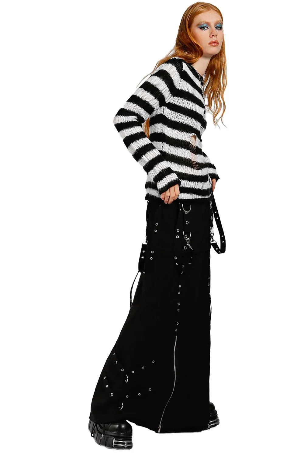 Tripp NYC Long Nucleus Skirt sold by Vampire Freaks product image thumbnail 5