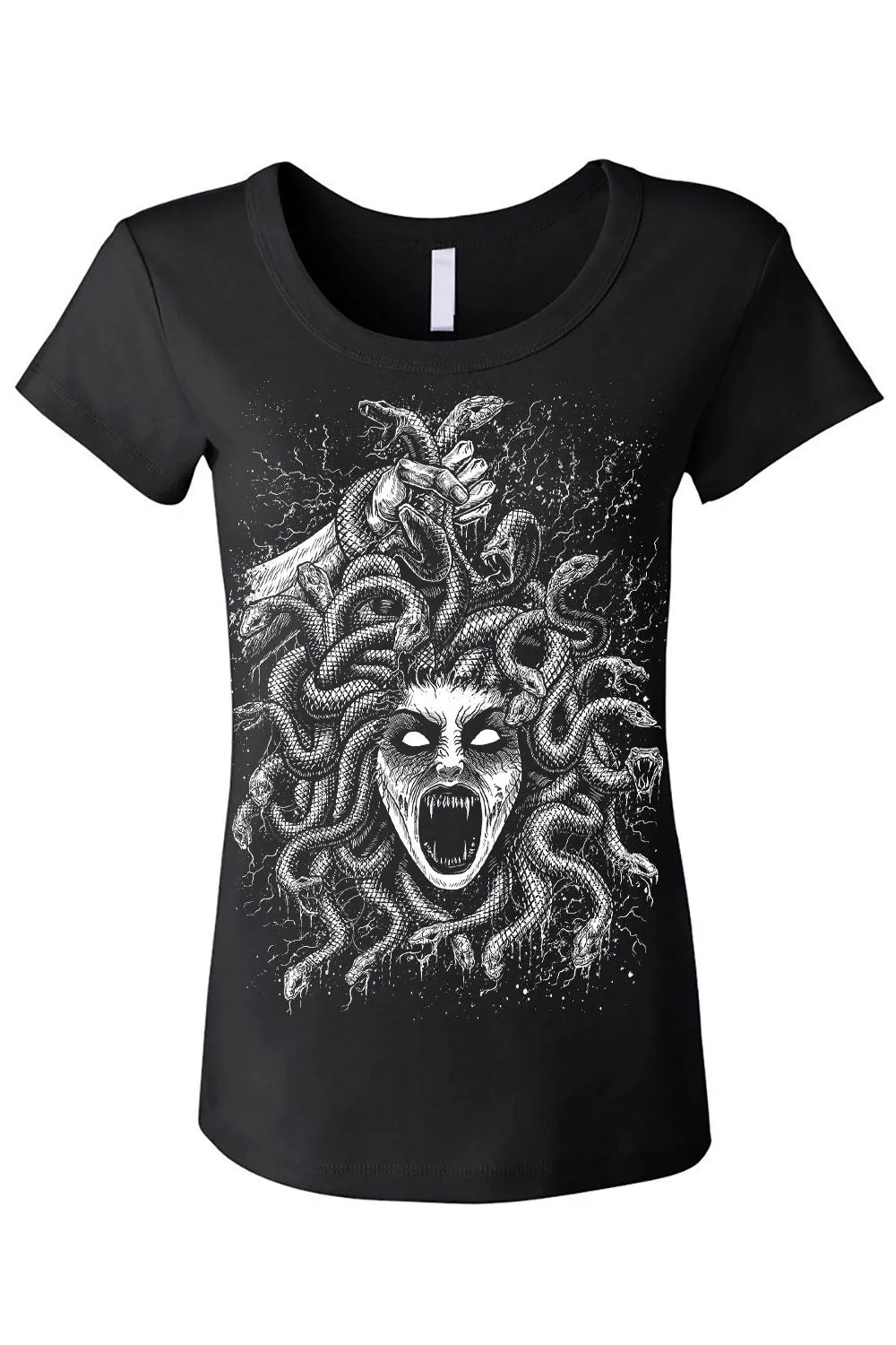 Medusa's Fate T-shirt sold by Vampire Freaks product image thumbnail 3