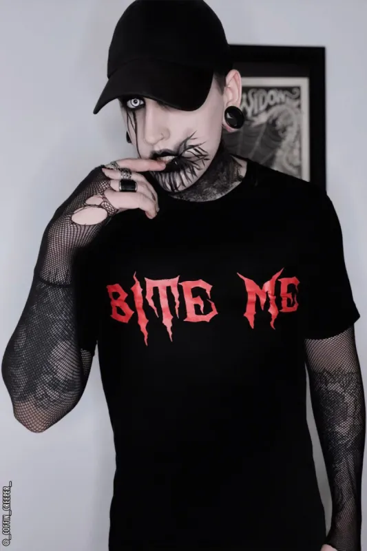 Bite Me Tee [Multiple Styles Available] sold by Vampire Freaks