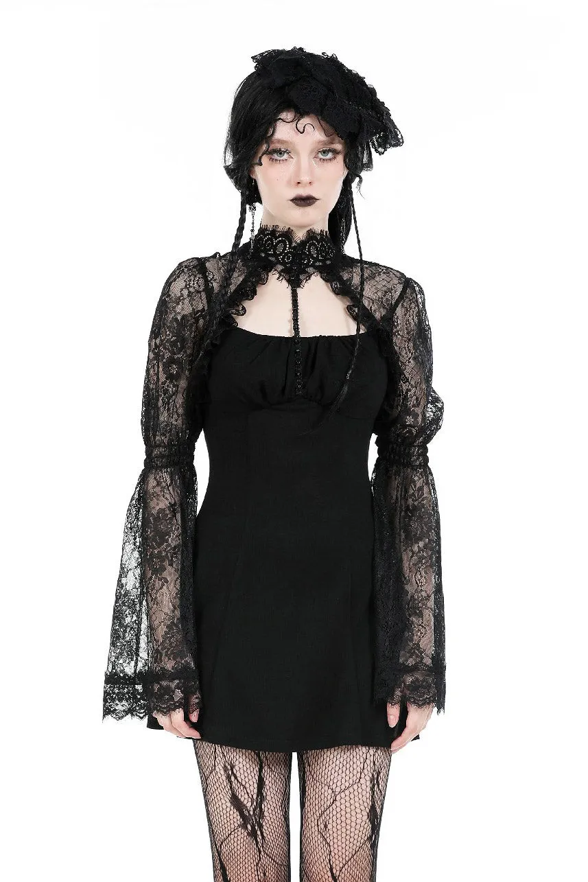 Haunted Gothic Keyhole Dress sold by Vampire Freaks product image thumbnail 3