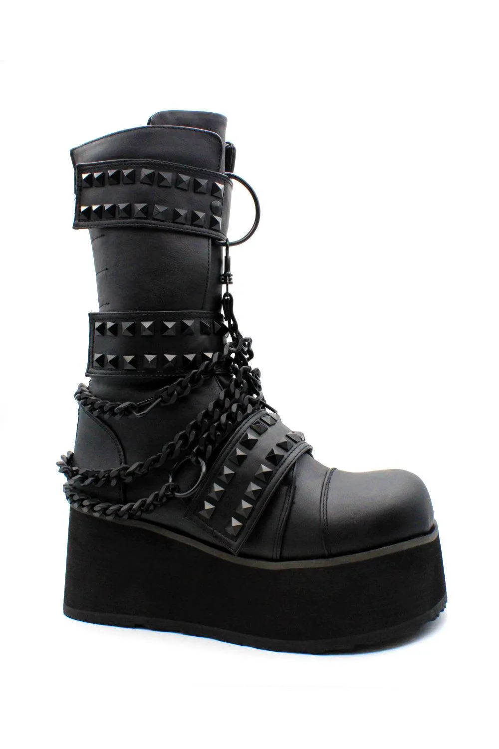 Apocalyptic Punk TRA138 Platform Boots sold by Vampire Freaks