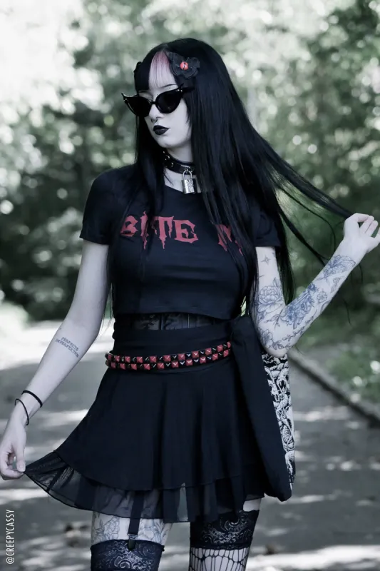 Bloody Knuckles Studded Belt [UNISEX] sold by Vampire Freaks