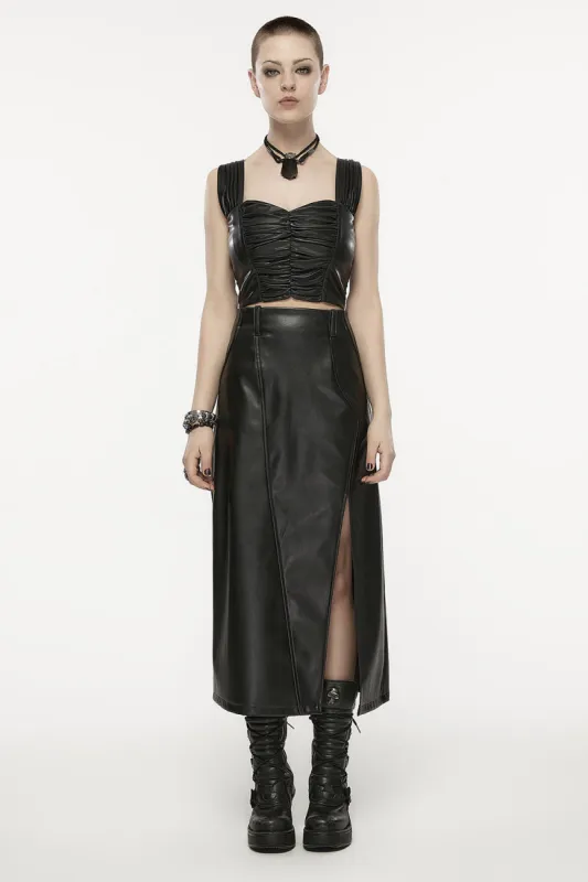 Death Rider Leather Tank Top sold by Vampire Freaks