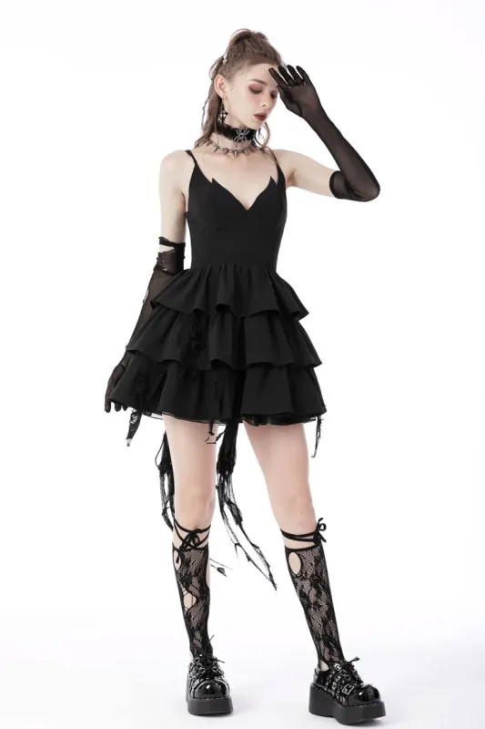Batling Ruffled Dress sold by Vampire Freaks