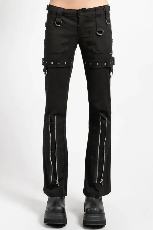 Tripp NYC Super Eyelet Pants [BLACK] sold by Vampire Freaks