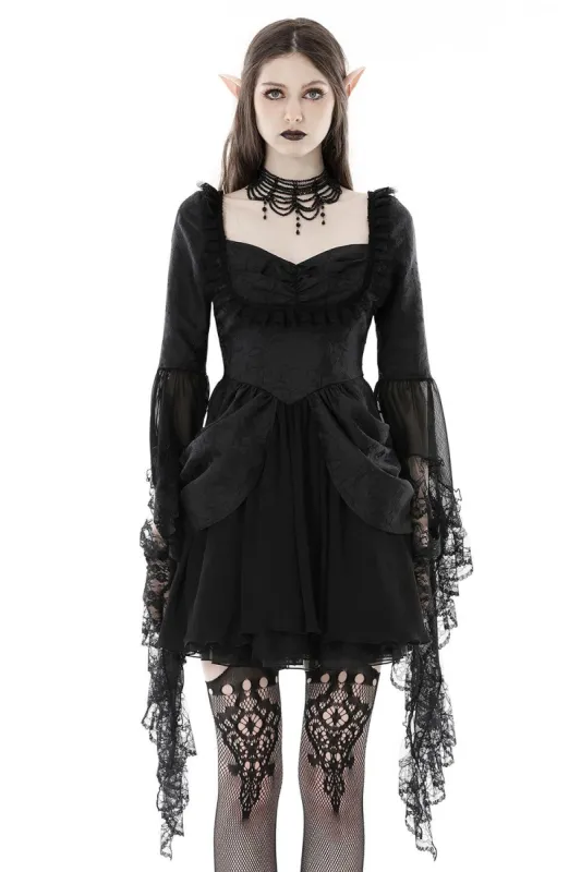 Black Prayer Bustle Dress sold by Vampire Freaks