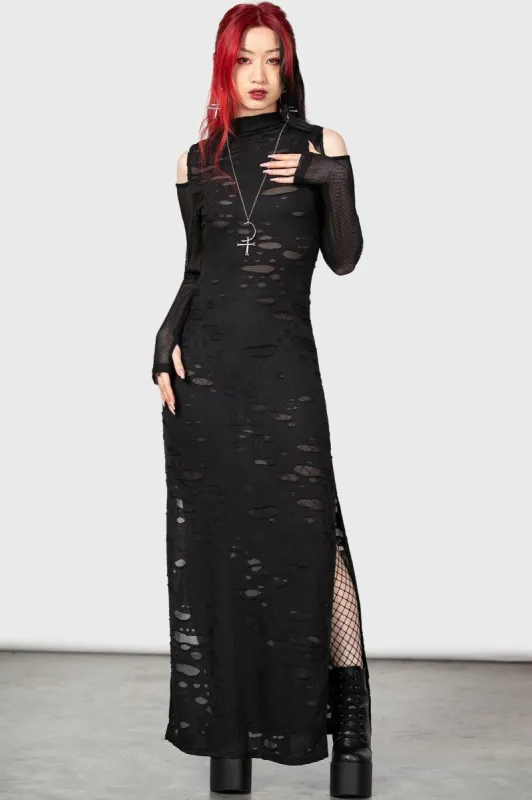 Biters Maxi Dress [B] sold by Vampire Freaks