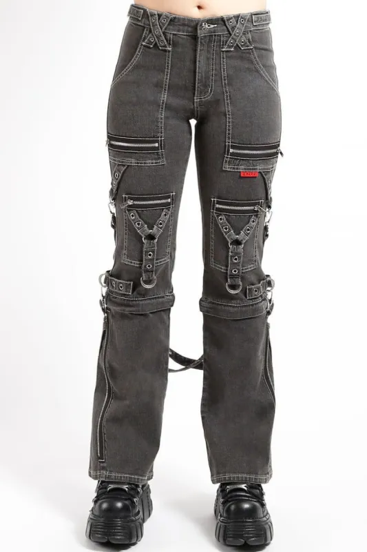 Tripp NYC Zip To Zip Pants [BLACK DENIM] sold by Vampire Freaks