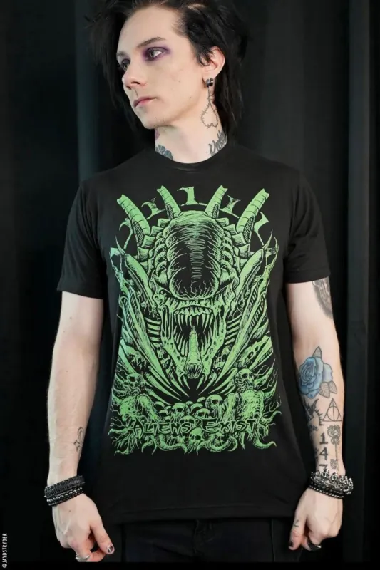 Aliens Exist Tee [Multiple Styles Available] sold by Vampire Freaks