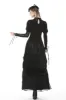 Dead Roses Goth Puffed Sleeve Top sold by Vampire Freaks