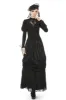 Dead Roses Goth Puffed Sleeve Top sold by Vampire Freaks