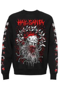 Hail Santa Sweatshirt sold by Vampire Freaks