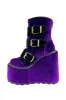 Dune Lo Clawdeen Platforms [PURPLE VELVET] sold by Vampire Freaks