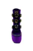 Dune Lo Clawdeen Platforms [PURPLE VELVET] sold by Vampire Freaks