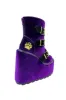 Dune Lo Clawdeen Platforms [PURPLE VELVET] sold by Vampire Freaks