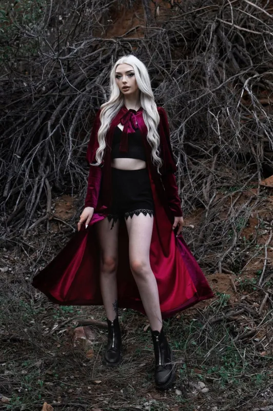 Masque of Red Death Duster [RED] sold by Vampire Freaks