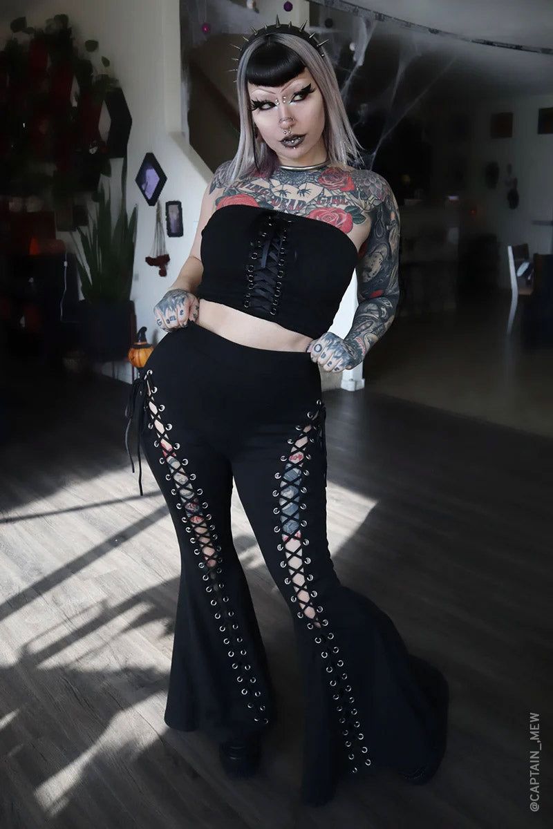 Alice Flare Pants sold by Vampire Freaks product image thumbnail 4