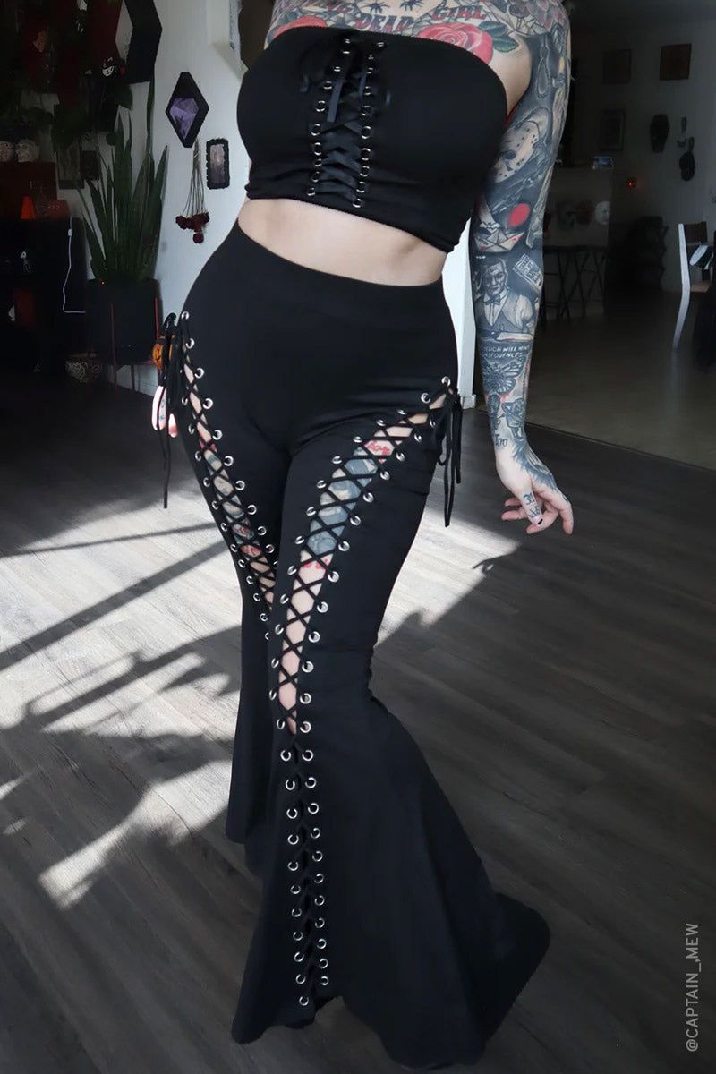 Alice Flare Pants sold by Vampire Freaks product image thumbnail 5