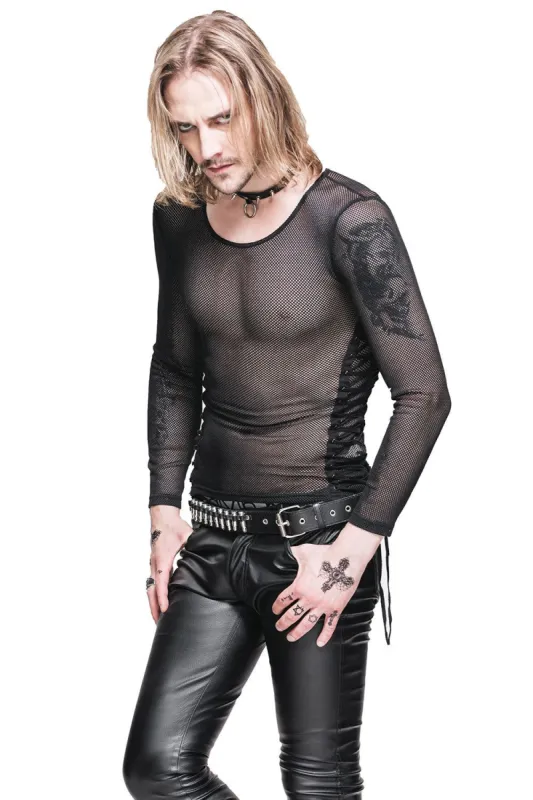 Night Creepture Fishnet Top [Unisex] sold by Vampire Freaks