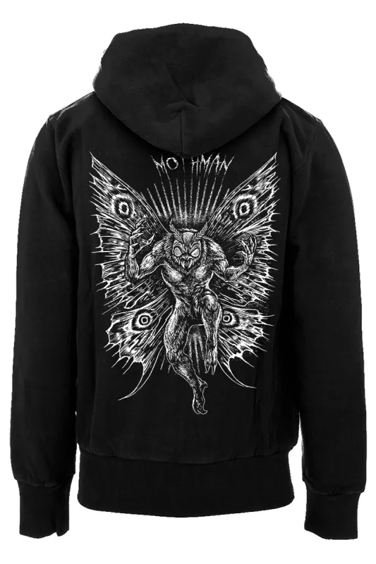 Cult of the Mothman Hoodie [Zipper or Pullover] sold by Vampire Freaks
