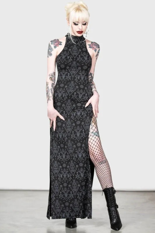 Over-Queen Maxi Dress sold by Vampire Freaks