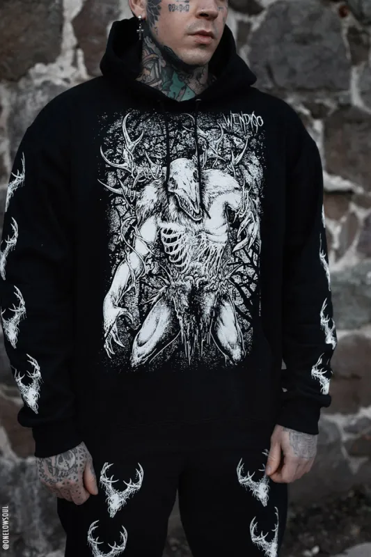 Wendigo Hoodie [Zipper or Pullover] sold by Vampire Freaks