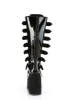 Deadly Hallows Wide-Calf Patent Platforms [SWING-815WC Boots] sold by Vampire Freaks