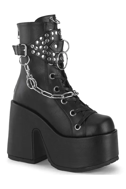 Pierced Platform Boots [CAM65/BVL] sold by Vampire Freaks