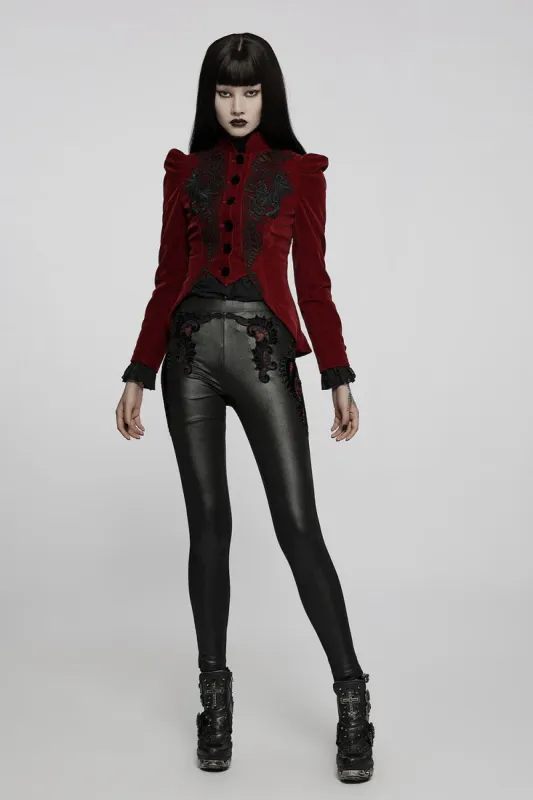 Liquid Lace Wet Look Leggings sold by Vampire Freaks