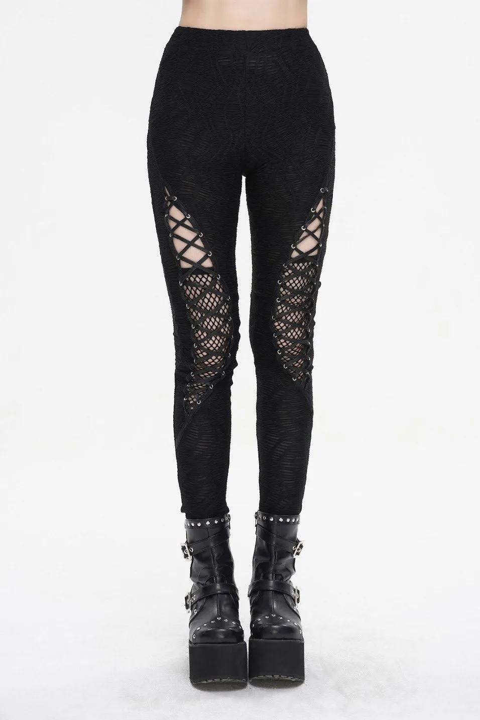 Cut Out High-Waisted Leggings sold by Vampire Freaks