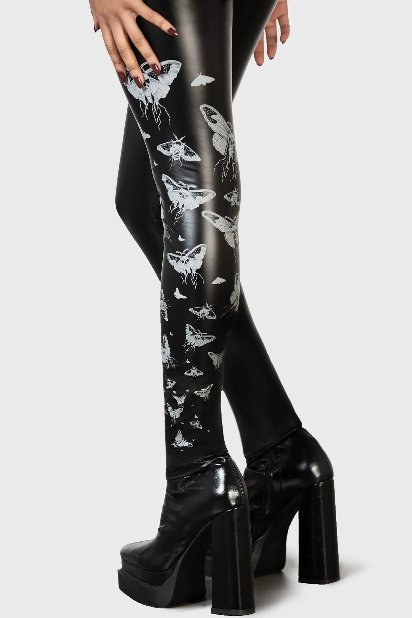 Death's Head Leggings sold by Vampire Freaks product image thumbnail 2