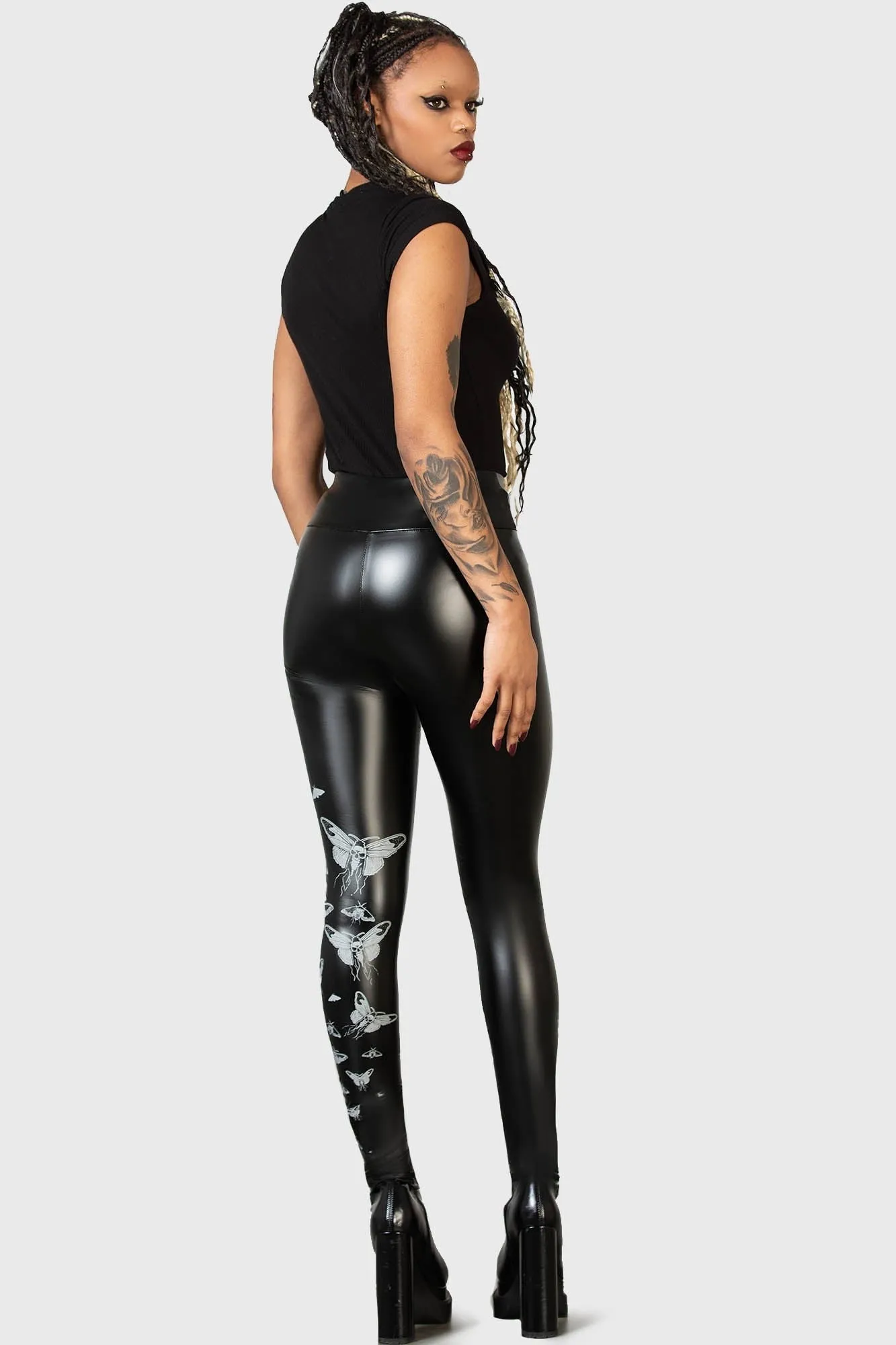 Death's Head Leggings sold by Vampire Freaks product image thumbnail 3