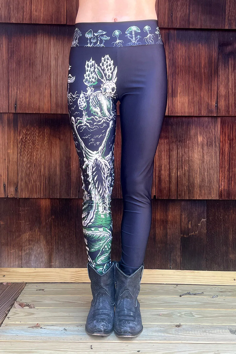 Goth Goblincore Leggings sold by Vampire Freaks product image thumbnail 2