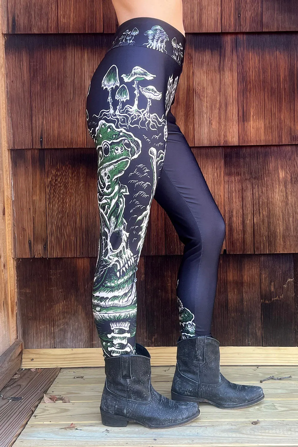 Goth Goblincore Leggings sold by Vampire Freaks product image thumbnail 5